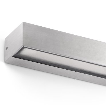 Faro Toluca - Wandleuchte - 22 x 6,5 x 4,5 cm - 16W LED inkl. - IP65 - Aluminium satiniert