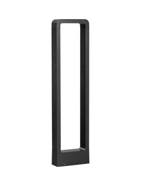 Nova Luce Minimal - Gartenleuchte - 16,3 x 65 x 5,7 cm - 7W LED inkl. - IP65 - Sand schwarz