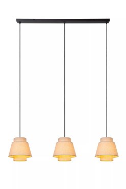 Lucide Tribute 3L - Hängeleuchte - 120 x 25 x 150 cm - beige