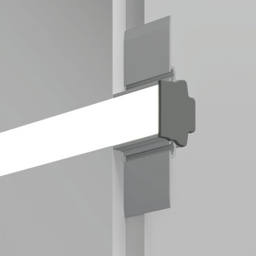 Klus Fasko - LED-Einbauprofil für die Fassade - 2,18cm Fensterbreite - Aluminium