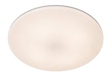 Lucide Olson - Deckenleuchte - Ø 29 x 4,5 cm - 24W LED inkl. - einstellbare Lichtfarbe - IP44 - opal und weiß