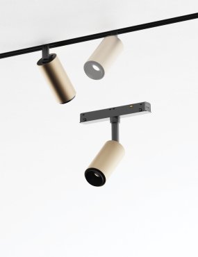 VK Lighting Eiva - magnetisches Schienensystem - Schienenstrahler - Ø 4,5 x 9 cm - 15W LED inkl. - DALI dimmbar - weiß
