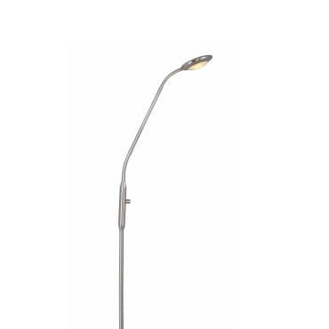Artdelight UFO - Stehleuchte - 140 cm - 7W dimmbare LED inkl - Stahl matt