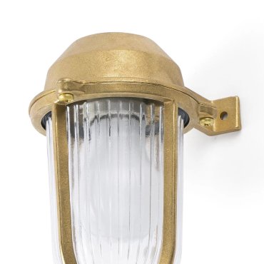 Faro Borda - Wandleuchte - 11 x 11 x 18 cm - IP44 - Messing