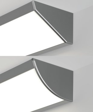 Klus Kopro-30 - Winkel-LED-Profil 30 Grad Lichtwinkel - 2,72 x 4,46 cm - silber eloxiert