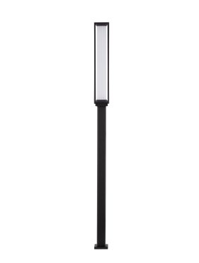Nova Luce Solstice - Gartenleuchte - 14,5 x 220 x 14,5 cm - 16W LED inkl. - IP65 - Anthrazit dunkel