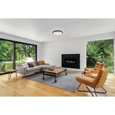 ONE Light LED Plafo Range - Deckenleuchte - Ø 38 x 5,7 cm - 30W LED inkl. - schwarz