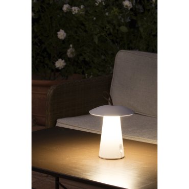 Faro Task - tragbare Lampen - Ø 20 x 29,2 cm - 2W LED inkl. - IP54 - matt weiß