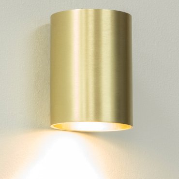 Artdelight Roulo1 - Wandleuchte - Ø 6,4 x 9 cm - matt gold