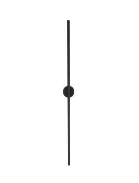 Nova Luce Aden - wandleuchte - 1,5 x 7,3 x 90 cm - 15W LED inkl. - IP44 - sand schwarz