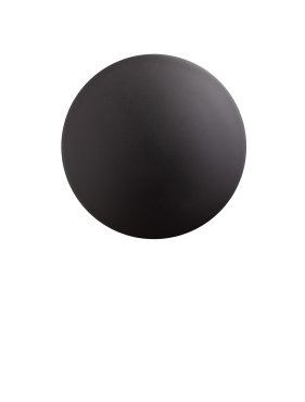 Nova Luce Copper - Außenwandleuchte - Ø 30 x 7,1 cm - 16W LED inkl. - IP65 - schwarz