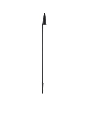 Nova Luce Mabel - Gartenpfosten auf Erdspieß - Ø 7,8 x 150 x 7,8 cm - 9W LED inkl. - IP54 - dunkel anthrazit
