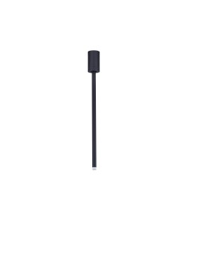 Nova Luce Ornos - Deckenleuchte - Ø 5 x 49,5 cm - 4W LED inkl. - Sand schwarz