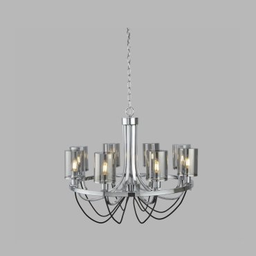 Searchlight Catalina - Kronleuchter - Ø 70 x 124 cm - Chrom