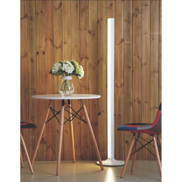 Artdelight Frankfurt - Stehleuchte - 3-Positionen Touch-Schalter - 154 cm - 20W LED inkl - weiß