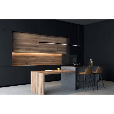 Maxlight Organic - Pendelleuchte - 150 x 150 cm - 26W dimmbare LED inkl - schwarz