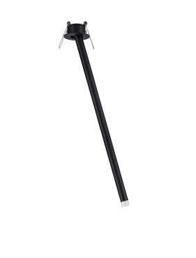 Nova Luce Stilvi - Deckenleuchte - Ø 5 x 44 cm - 4W LED inkl. - Sand schwarz