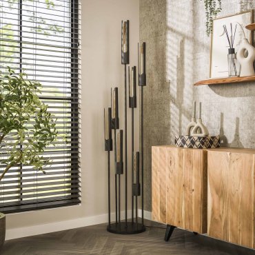 Vico Tube - Stehleuchte - 186 cm - schwarz