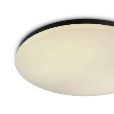 ONE Light LED Slim Line Plafo - Deckenleuchte - Ø 55 x 7,5 cm - 55W LED inkl. - schwarz