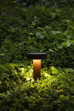 Faro Espot - gartenlampe - Ø 16 x 35 cm – 9W LED inkl. – IP65 – rostbraun