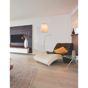 Artdelight Hugo - Stehleuchte - 175 cm - 5W LED inkl - Stahl matt und braun