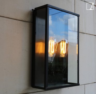 Authentage Vitrine Normal - Außenwandleuchte 2L - 25 x 10 x 40 cm - IP43 - Bronze