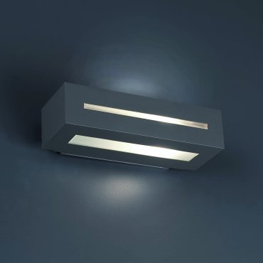 Faro West II - Wandleuchte - 28 x 12 x 7 cm - IP54 - dunkelgrau
