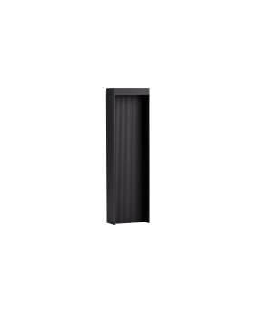 Nova Luce Alley - Gartenleuchte - 14 x 50 x 8 cm - 8W LED inkl. - IP65 - dunkel anthrazit