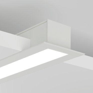 Klus Larko - LED-Einbauprofil - 4,62 x 2,45 cm - weiß