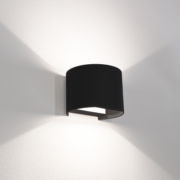 Century Italia Up &amp; Down - Wandleuchte - 13,5 x 12 x 10 cm - 10W LED inkl. - einstellbare Lichtfarbe - IP65 - schwarz