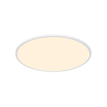 Nordlux Smart Oja - Deckenleuchte - intelligente Beleuchtung - Ø 60 x 2,3 cm - 30W LED inkl. - 2700K-6500K - weiß