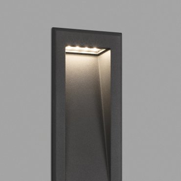 Faro Soun - Wandeinbauleuchte - 10,5 x 7,3 x 23,9 cm - 5W LED inkl. - IP65 - dunkelgrau