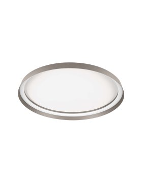 Nova Luce Ormi - Deckenleuchte - Ø 60 x 7 cm - 48W dimmbar LED inkl. - champagnerbraun