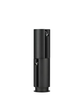 Nova Luce Taglio - Gartenpfosten - Ø 12 x 45 cm - 5W LED inkl. - IP65 - Sand schwarz