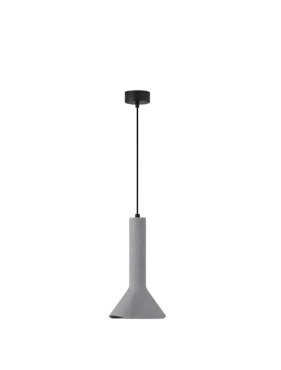 Nova Luce Dylan - pendelleuchte - Ø 19,5 x 150 cm - grau