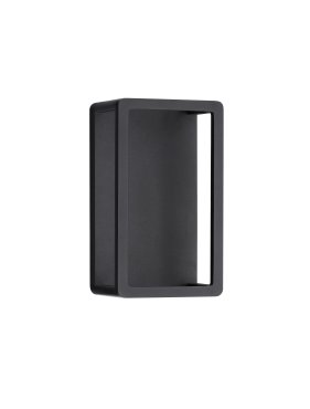 Nova Luce Akmi - Außenwandleuchte - 15 x 26 x 12,5 cm - 9W LED inkl. - IP65 - dunkel anthrazit