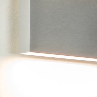 Artdelight Box - Wandleuchte - 17 x 9 x 4 cm - 2 x 6,5W dimmbare LED inkl - IP54 - Aluminium