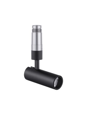 Nova Luce Imagine - Aufbaustrahler - Ø 4 x 11 cm - 6W LED inkl. - schwarz