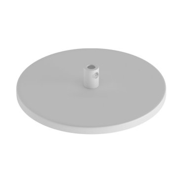 Creative Cables Flush - Deckenrosette - Ø 12,6 x 0,7 cm - weiß