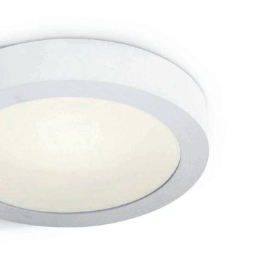 ONE Light LED Plafo Round - Deckenleuchte - Ø 30 x 3,9 cm - 30W LED inkl. - IP40 - weiß - warmweiße Lichtfarbe