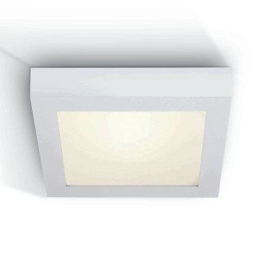 ONE Light LED Panel Plafo Square - Deckenleuchte - 22 x 22 x 3,9 cm - 22W LED inkl. - IP40 - weiß