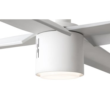 Faro Attos - Deckenventilator mit Licht und Fernbedienung - Ø 213 cm - 18W dimmbare LED inkl. - weiß