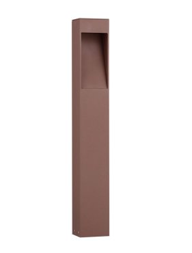 Nova Luce Maddi - gartenpfosten - 8,5 x 60 x 7,5 cm - 7W LED inkl. - IP65 - Sand Corten