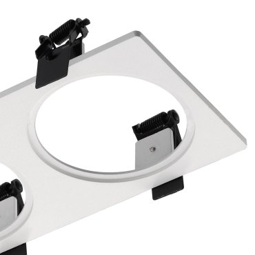 Nova Luce Cid - Rahmen - 195 x 100 mm, 183 x 93 mm Einbaumaß - weiß