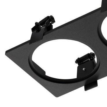 Nova Luce Cid - Rahmen - 195 x 100 mm, 183 x 93 mm Einbaumaß - schwarz