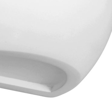Nova Luce Sandro - Wandleuchte - 32 x 12 cm - weißer Gips
