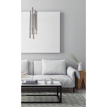 Maxlight Organic - Hängeleuchte - Ø 20 x 183 cm - 10 x 1W dimmbare LED inkl. - Chrom