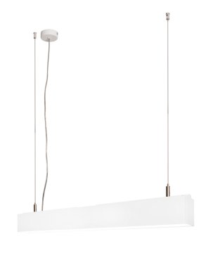 Leuchtenkönig Linear - Pendelleuchte - 57 x 5 x 200 cm - 18W LED inkl. Dimmfunktion - weiß - warmweiße Lichtfarbe