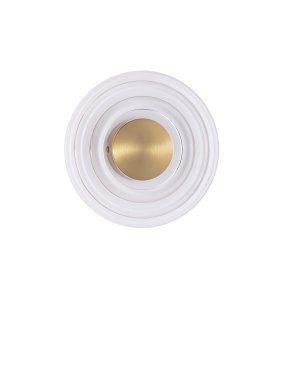 Nova Luce Onrid - wandleuchte - Ø 18 x 4,5 cm - 5W LED inkl. - gold