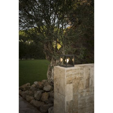 Faro Nala - Sockelleuchte - 20 x 18 x 22 cm - IP54 - dunkelgrau